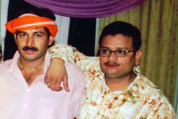 Manoj Tiwari with Sudhakar Pandey