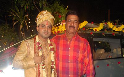 Pawan Singh with Sanjay Sinha